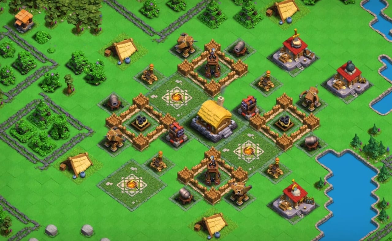 The best Barbarian Camp bases coc