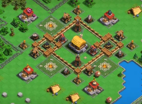 The best Barbarian Camp bases coc